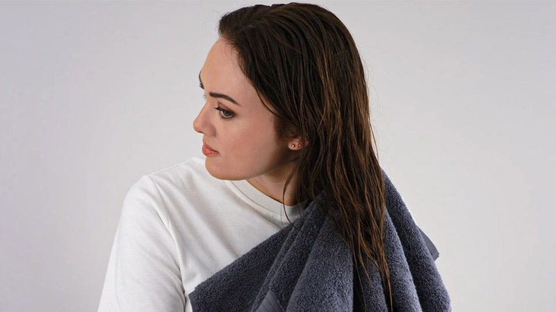 Starte mit handtuchtrockenem Haar