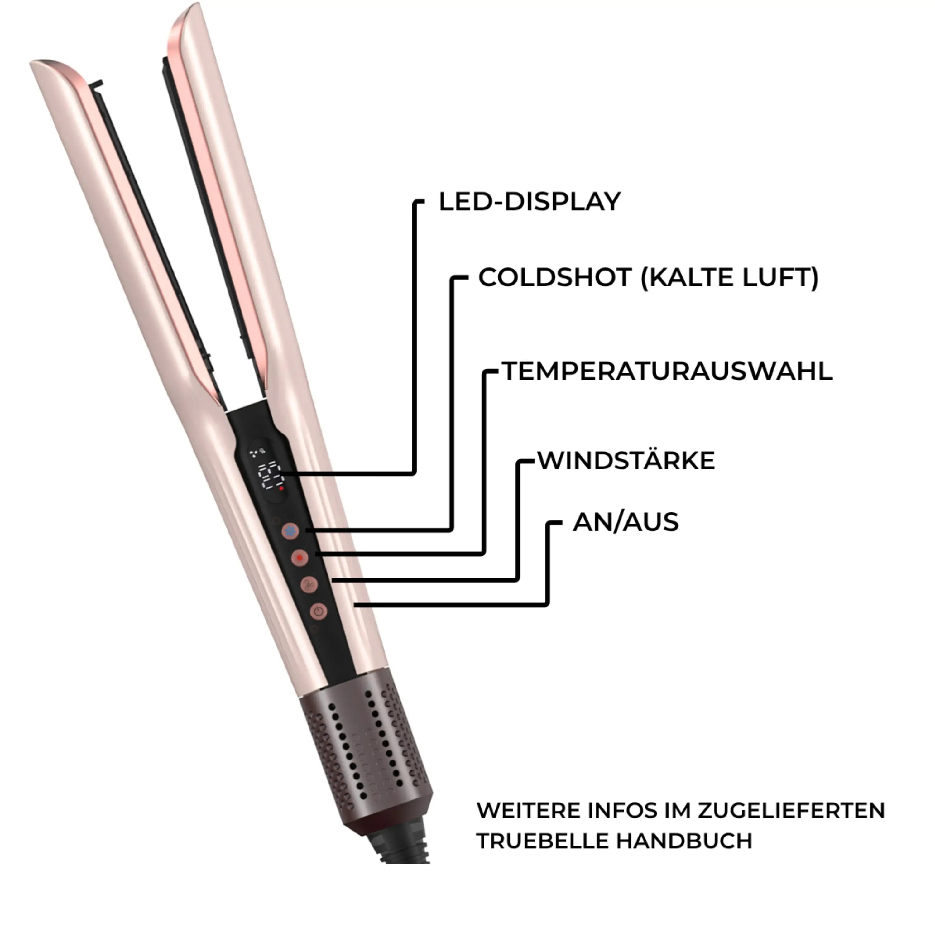 Dualstrait - 2 in 1 Glätten& Föhnen